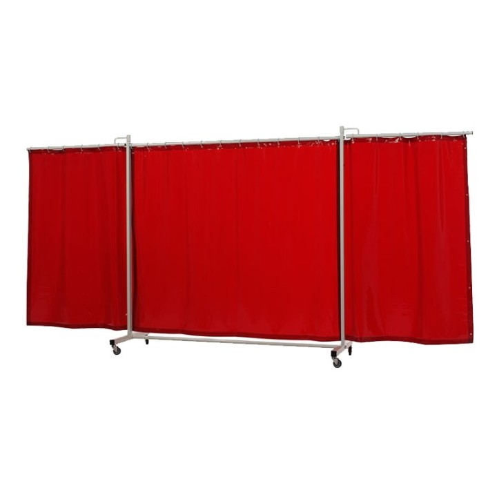 schermo di saldatura mobile robusto XL arancione T4 430x210 cm cepro