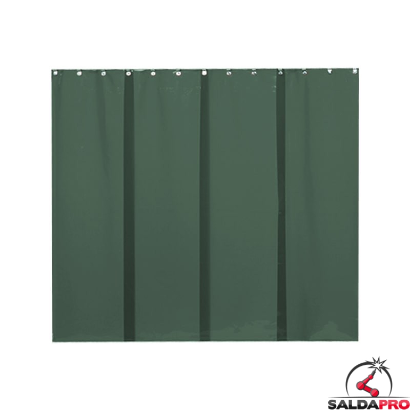 strisce in PVC 570x1 mm verde scuro T9 per schermi saldatura cepro