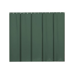 strisce in PVC 500x0,4 mm verde scuro T9 per schermi saldatura cepro