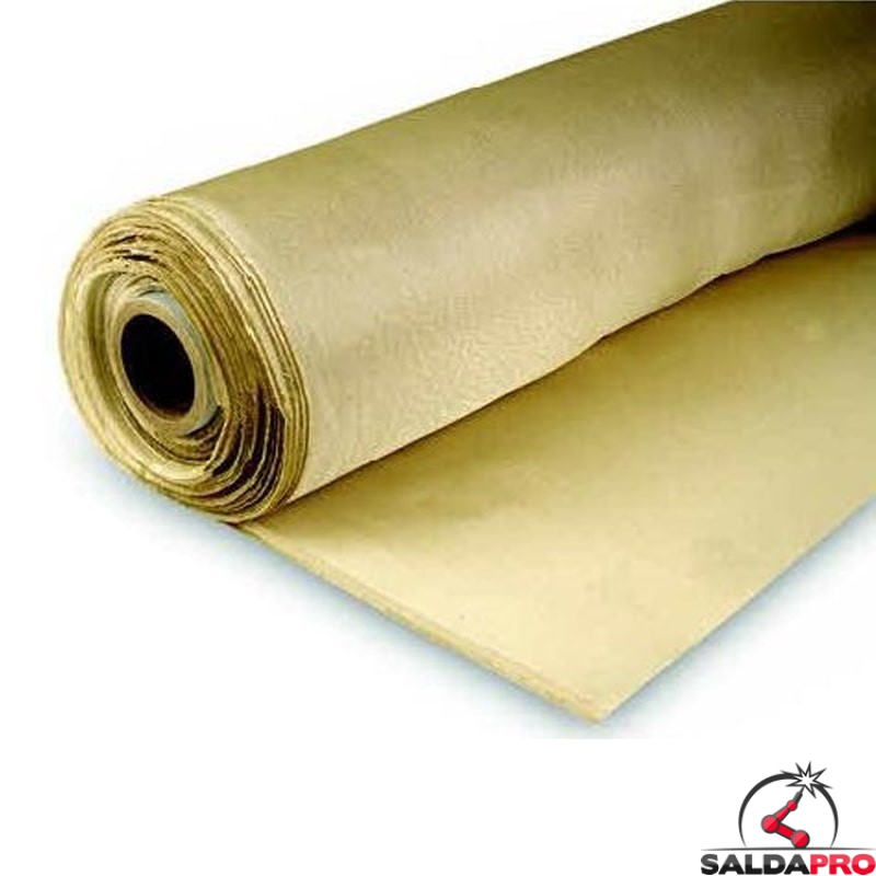 coperta antispruzzo Olympus fibra di silice in rotolo da 50 metri resistente fino a 1000°C