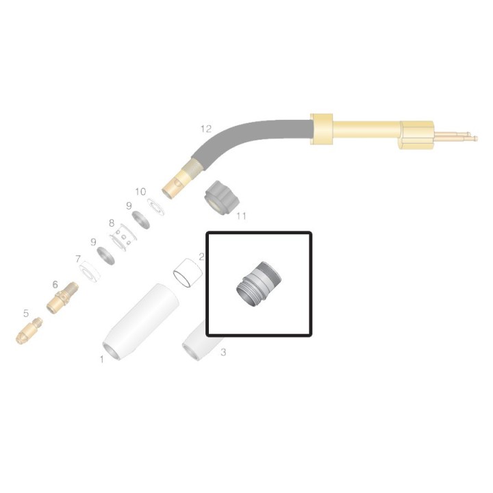 Ugello posteriore per torcia OCIM® RM 552 (5pz)