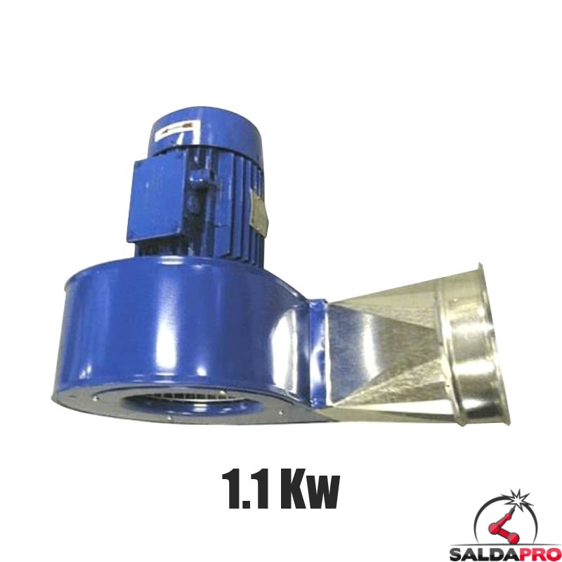 Elettroventilatore centrifugo 1.1 Kw per bracci aspiranti Aspirex Dalpitech