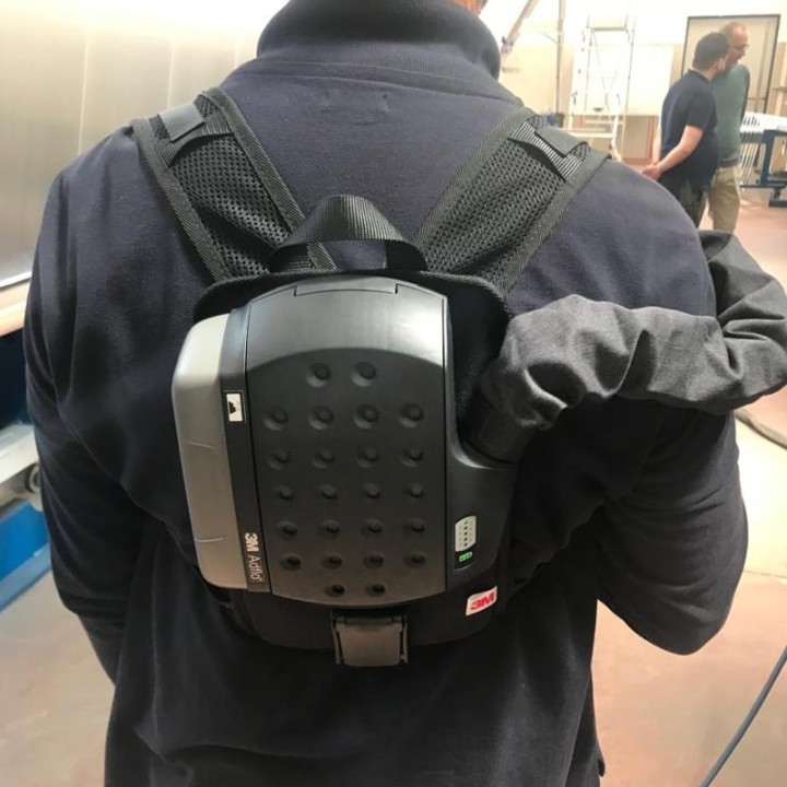 Zaino per respiratore Adflo Optional non in dotazione standard.