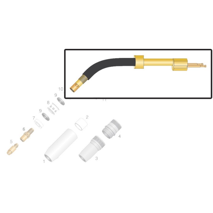 Corpo torcia STD. per torcia OCIM® RM 552