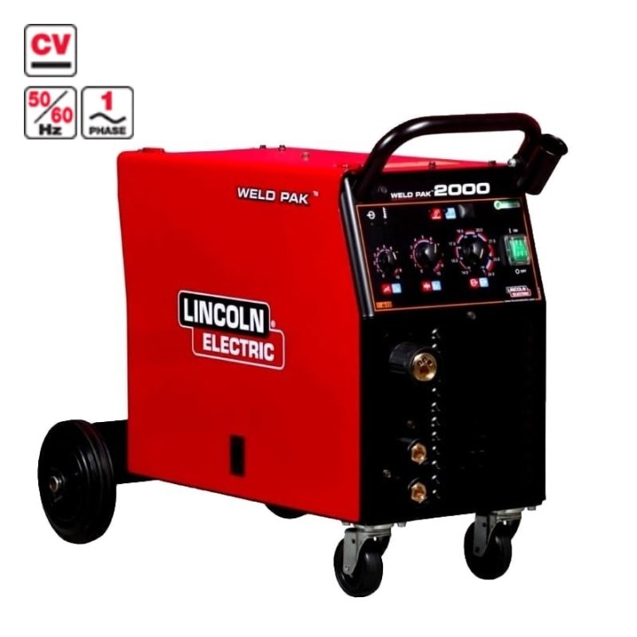 saldatrice multiprocesso weld pak 2000 lincoln electric 230V saldatura mig/mag mma