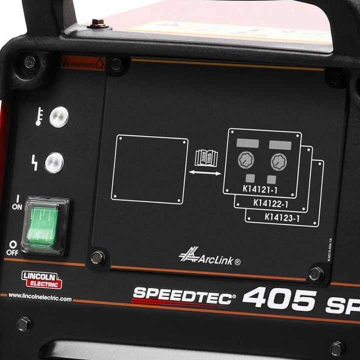 pannello di controllo saldatrice multiprocesso speedtec 405SP Pulse di Lincoln Electric