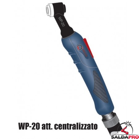 torcia completa ergon wp-20 centralizzato saldatura tig