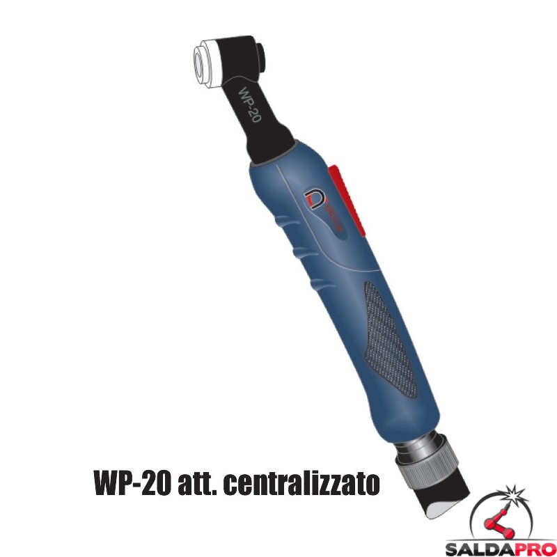 torcia completa ergon wp-20 centralizzato saldatura tig