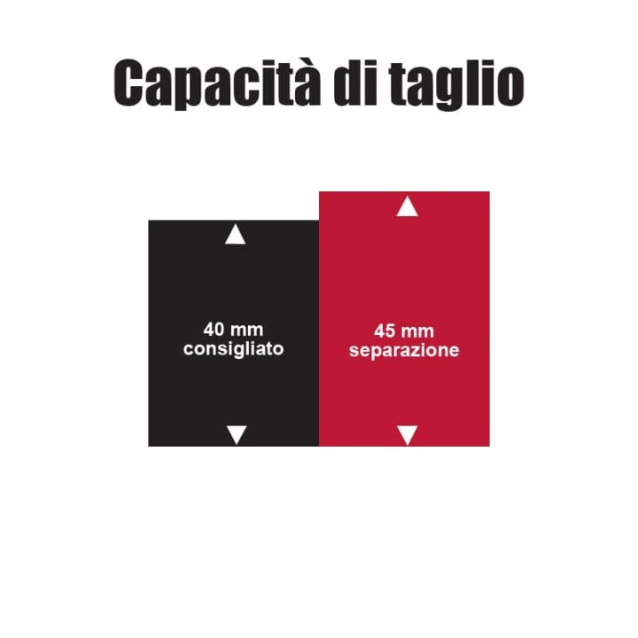 capacità di taglio tagliatrice al plasma Tomahawk 1538 Lincoln Electric