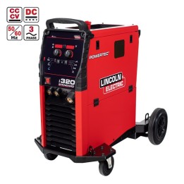 saldatrice powertec i320C standard 400V per saldatura MIG/MAG e ad elettrodo MMA