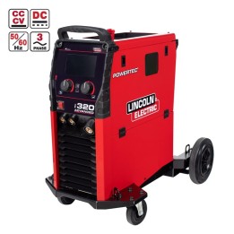 saldatrice powertec i320C advanced Lincoln Electric per saldatura MIG/MAG e ad elettrodo MMA