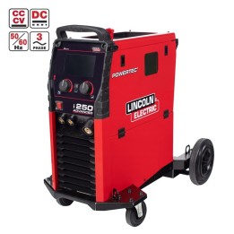 saldatrice powertec i250C advanced lincoln electric per saldatura MIG/MAG e ad elettrodo MMA