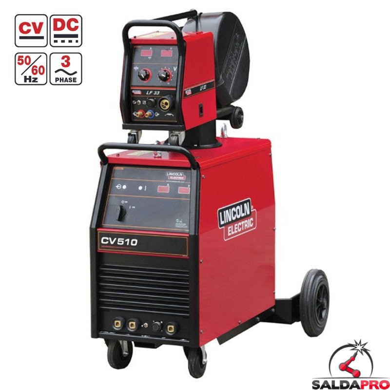 saldatrice CV-510 Lincoln electric da 500A per saldatura MIG e a filo animato saldatrice CV-510 Lincoln electric da 500A per saldatura MIG e a filo animato