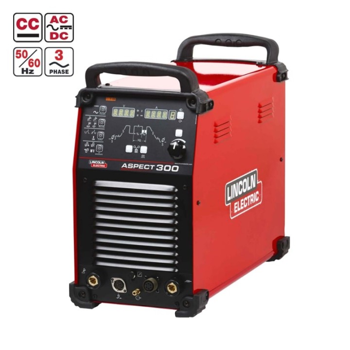 Saldatrice Inverter Aspect 300 Lincoln Electric in tig AC-DC