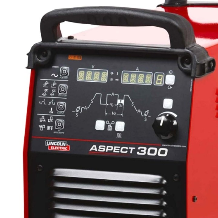 pannello di controllo frontale saldatrice Inverter Aspect 300 Lincoln Electric