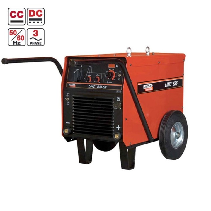 Saldatrice Linc 635-SA Lincoln Electric per la saldatura ad elettrodo MMA e Lift Tig