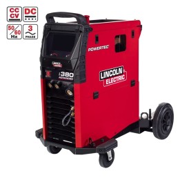 saldatrice powertec i380C advanced Lincoln Electric per saldatura MIG/MAG e ad elettrodo MMA