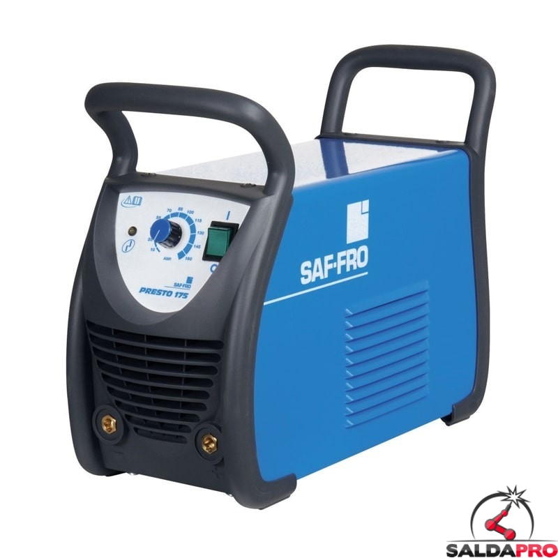 Saldatrice ad inverter Presto 175 Saf-Fro per saldatura MMA e Lift Tig