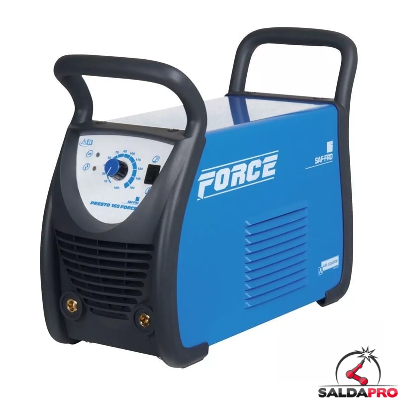 Saldatrice ad inverter Presto 165 Force Saf-Fro per saldatura MMA e Lift Tig