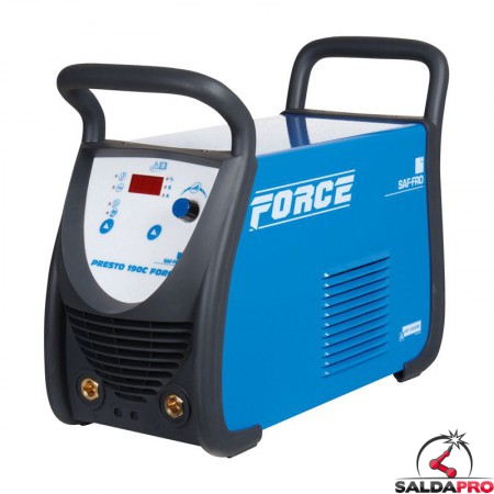 Saldatrice ad inverter Presto 190C Force Saf-Fro per saldatura MMA e Lift Tig