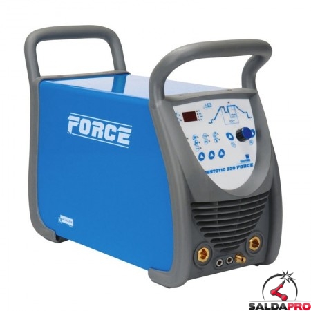 Saldatrice a inverter Prestotig 220 Force Saf-Fro per saldatura TIG DC TIG pulsato e MMA