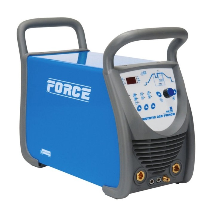 Saldatrice a inverter Prestotig 220 Force Saf-Fro per saldatura TIG DC TIG pulsato e MMA