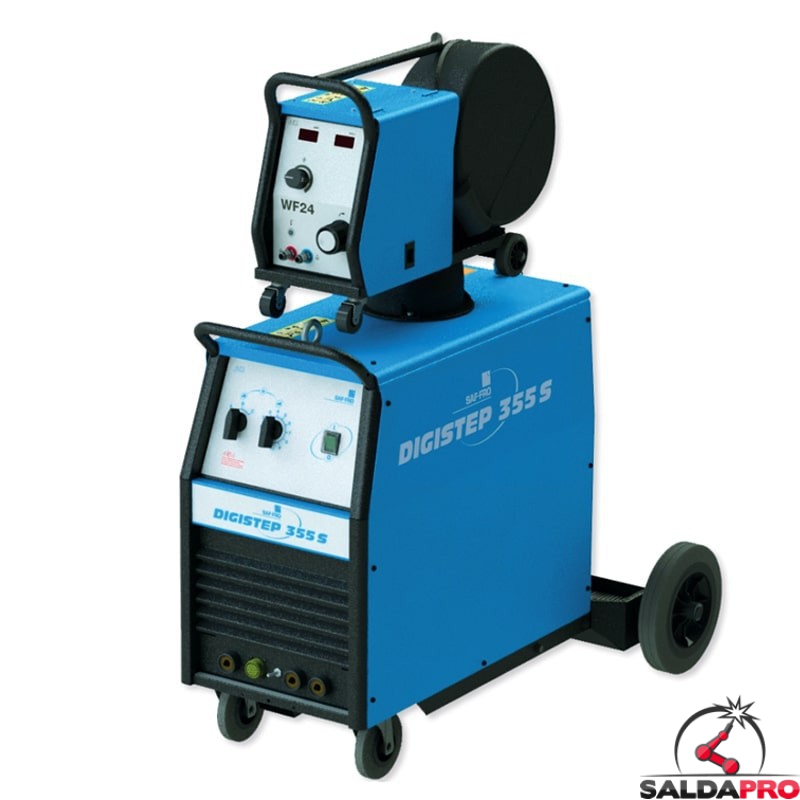 Saldatrice Digistep 355S Saf-Fro per la saldatura mig-mag e filo animato Saldatrice Digistep 355S Saf-Fro per la saldatura mig-mag e filo animato