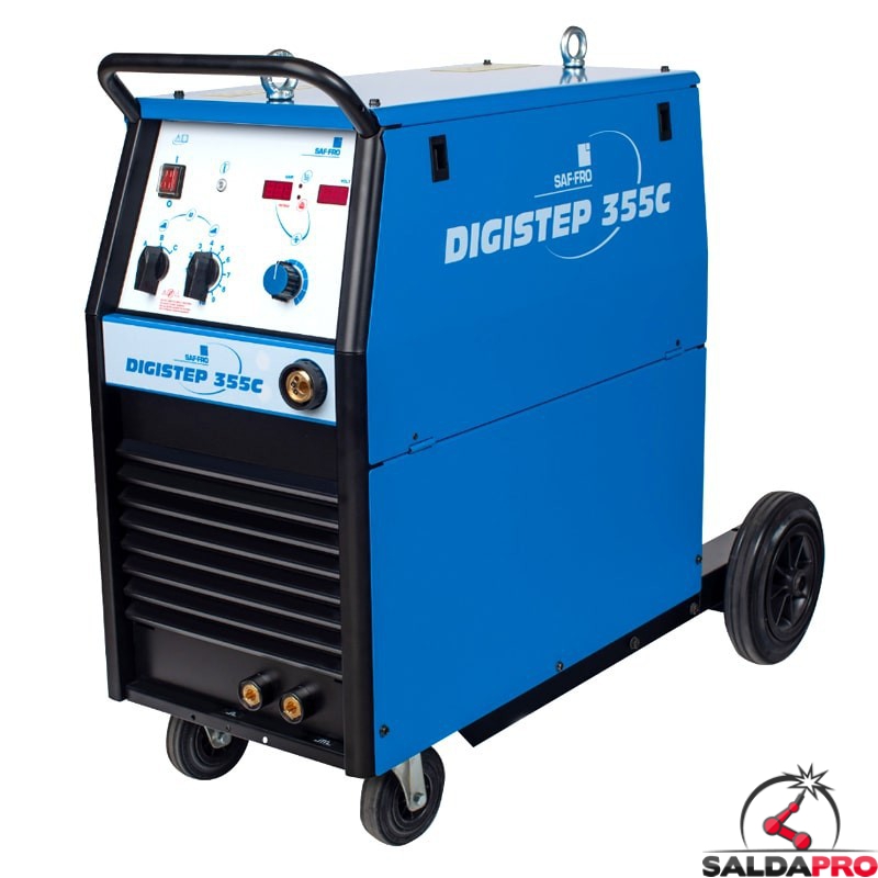 Saldatrice a filo Digistep 355C Saf-Fro 350A per saldatura MIG/MAG e filo animato Saldatrice a filo Digistep 355C Saf-Fro 350A per saldatura MIG/MAG e filo animato