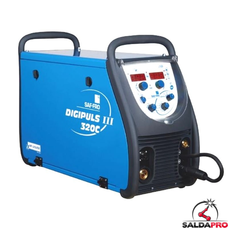 Saldatrice ad inverter Digipuls 320C Saf-Fro da 320A per la saldatura MIG-MAG e elettrodo MMA