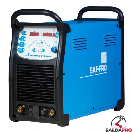 Saldatrice a inverter Prestotig 315 AC/DC Saf-Fro per saldatura TIG AC - TIG DC - TIG pulsato e MMA