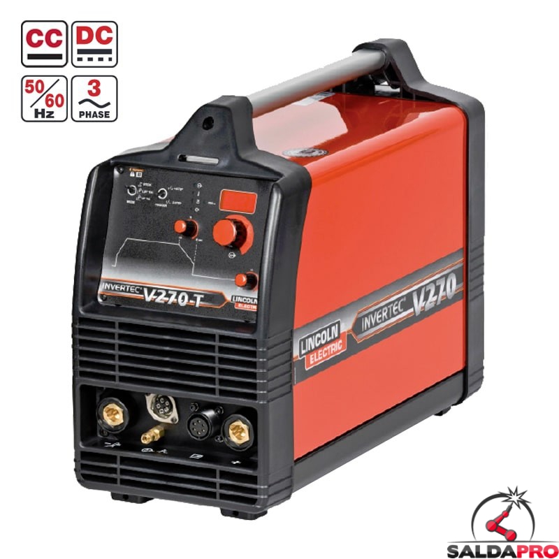 Saldatrice Invertec V270-T Lincoln Electric per saldatura TIG e MMA K12023-1 Saldatrice Invertec V270-T Lincoln Electric per saldatura TIG e MMA K12023-1