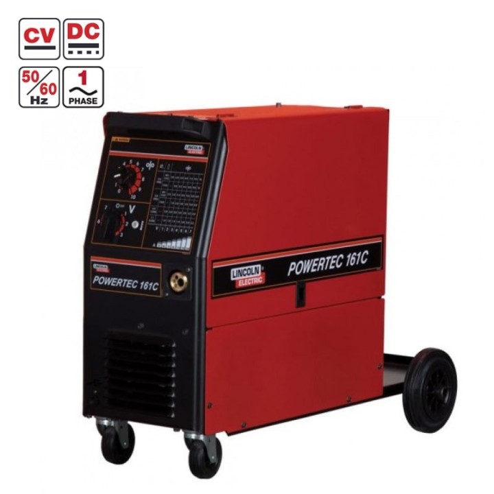 Saldatrice Powertec 161C Lincoln Electric per saldatura a filo animato K14040-2