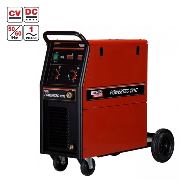 Saldatrice Powertec 191C Lincoln Electric per saldatura MIG/MAG - Filo animato K14045-1