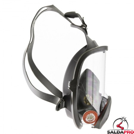 vista laterale maschera a pieno facciale 3M 6800 Taglia M