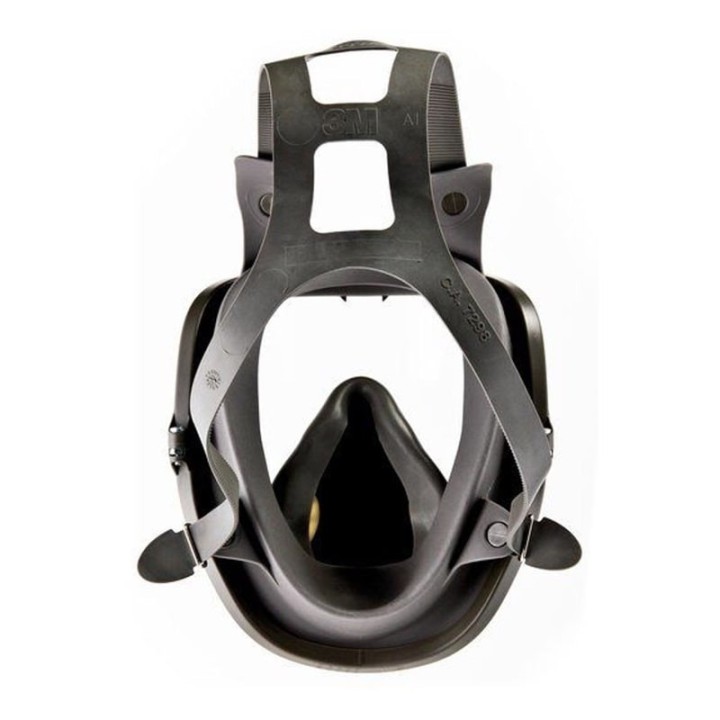 vista posteriore maschera a pieno facciale 3M 6700 Taglia S