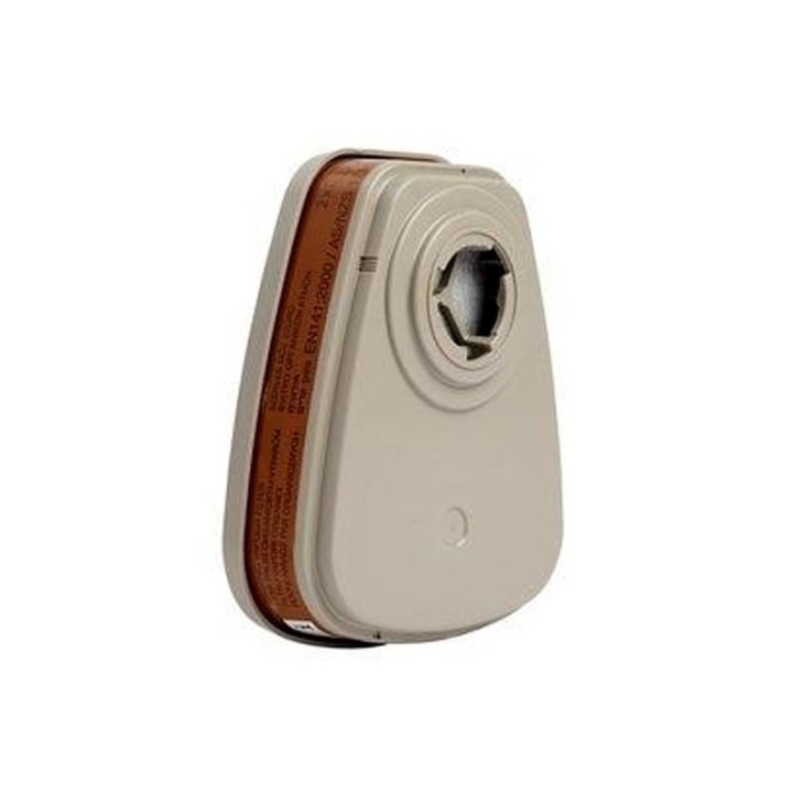 Cartuccia filtri a baionetta 3M 6055 Classe A2 per gas e vapori organici (2pz)