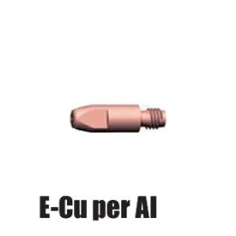 Ugello porta corrente Ø 8 M6 E-Cu per AI per MB EVO PRO, ABIMIG® e PP (10pz)