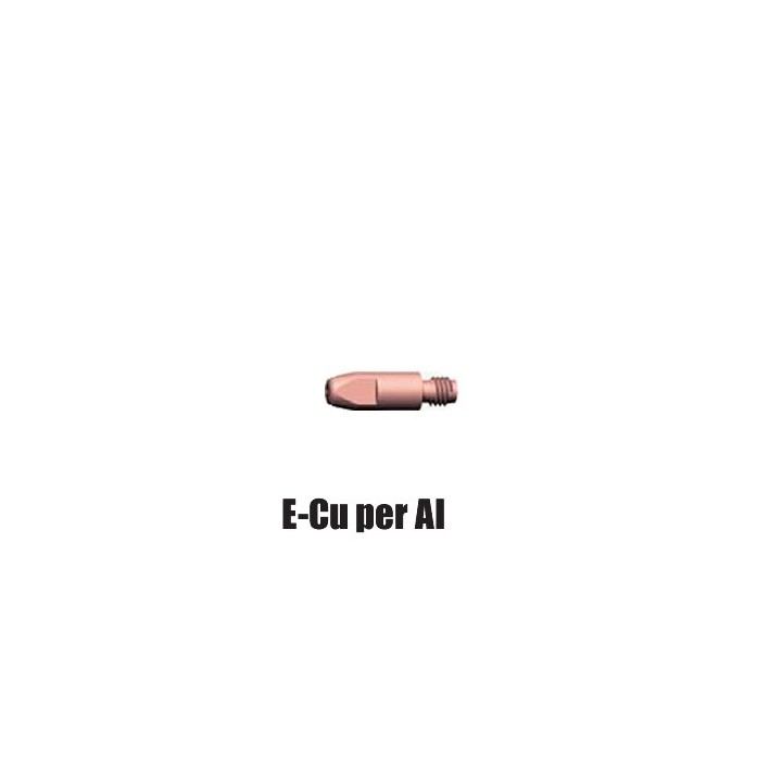 Ugello porta corrente Ø 8 M6 E-Cu per AI per MB EVO PRO, ABIMIG® e PP (10pz)