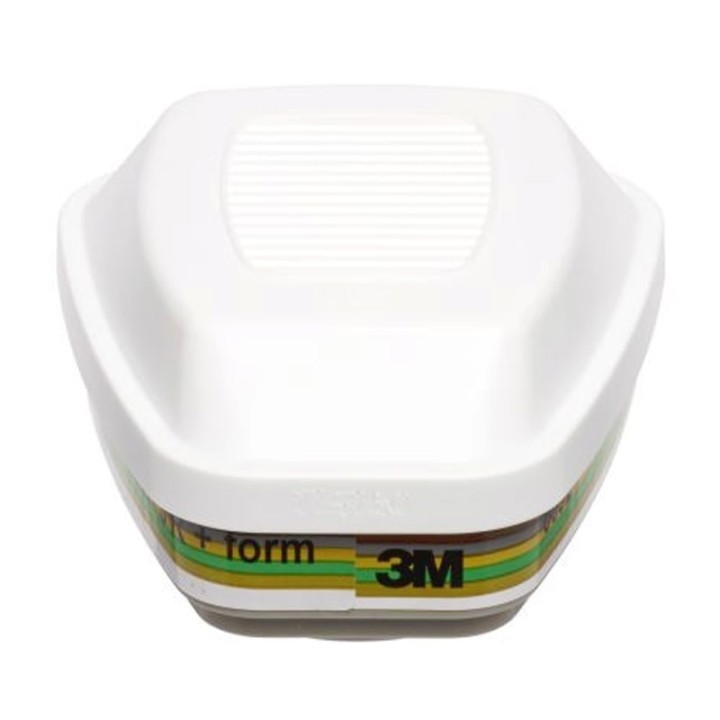vista frontale filtro a baionetta 3M 6092 Classe ABEK1 P3 + formaldeide
