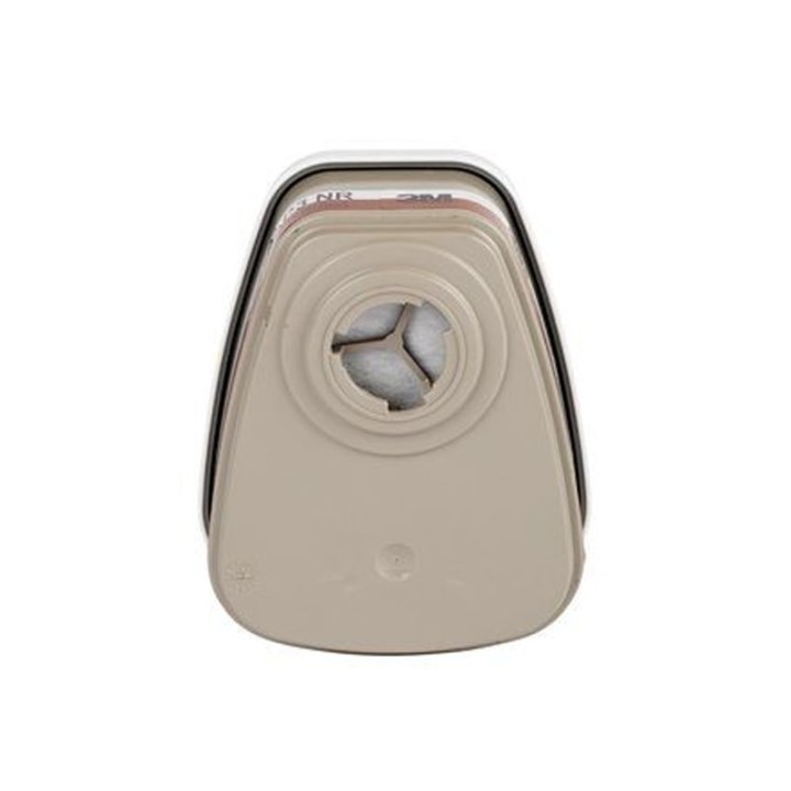 Dettaglio vista posteriore filtro a baionetta 3M 6098 Classe AXP3