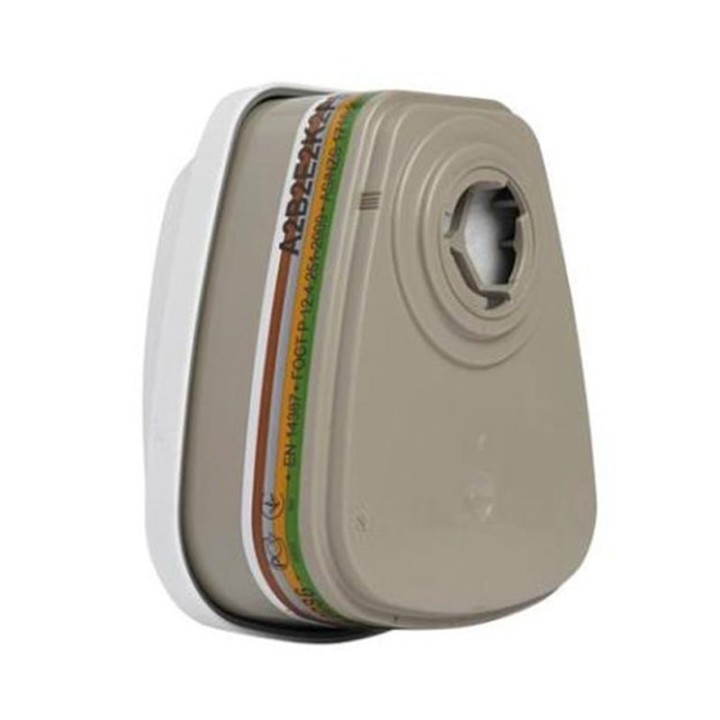 Dettaglio vista posteriore filtro a baionetta 3M 6099 Classe ABEK2 P3