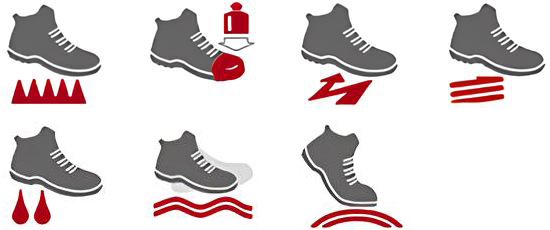 icone scarpe antinfortunistiche alte beta 7245NB