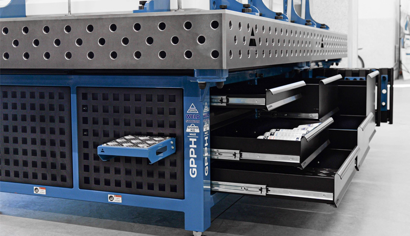 dettaglio stazione saldatura WeldStation SteelPlus GPPH