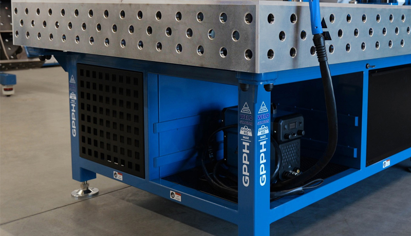 dettaglio stazione saldatura WeldStation SteelPlus Inox GPPH