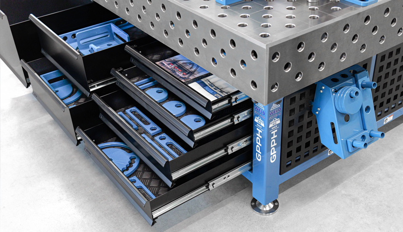 dettaglio stazione saldatura WeldStation SteelPlus GPPH