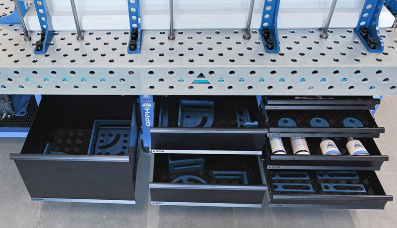 dettaglio stazione saldatura WeldStation SteelPlus INOX GPPH