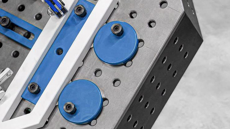 superficie tavolo saldatura ottagonali SteelPlus OCT GPPH