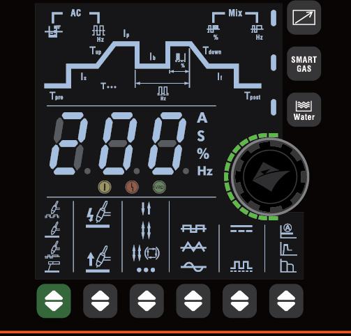 pannello di controllo saldatrice EVO20 TIG200P AC/DC PFC acqua Jasic