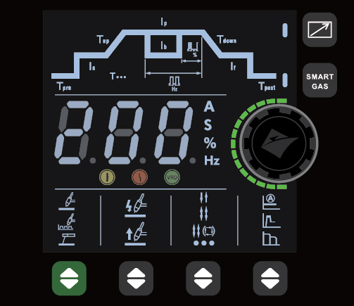 pannello di controllo saldatrice EVO20 TIG200P PFC Jasic