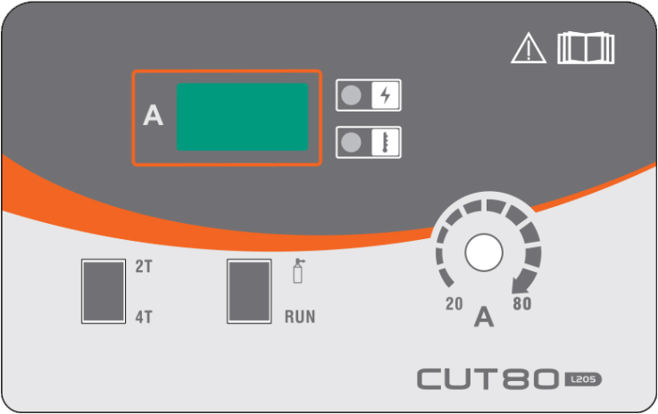 pannello di controllo tagliatrice plasma CUT 80 HF Jasic